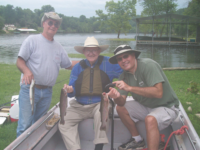Full Day Trout Fishing Trips in and near White River Arkansas